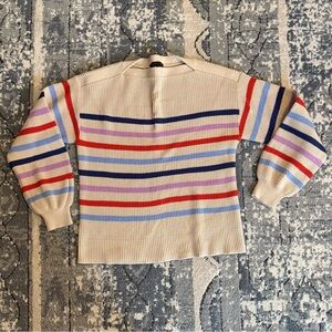 Ann Taylor Multicolor Striped Sweater